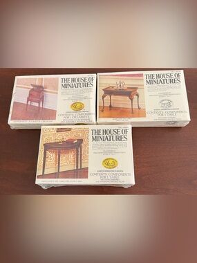 Vintage Collectors Series The House of Miniature Furniture kits